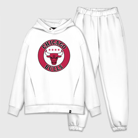 Мужской костюм хлопок OVERSIZE с принтом CHICAGO BULLS ,  |  | Тематика изображения на принте: chicago bulls | баскетбол | джордан | лучший | последний танец (the last dance) | сезон