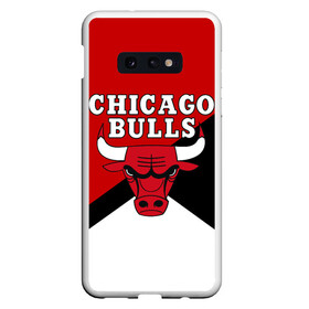 Чехол для Samsung S10E с принтом CHICAGO BULLS , Силикон | Область печати: задняя сторона чехла, без боковых панелей | Тематика изображения на принте: bulls | chicago | chicago bulls | nba | red bulls | usa | америка | быки | нба | сша | чикаго буллс