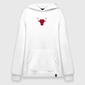 Худи SuperOversize хлопок с принтом CHICAGO BULLS , 70% хлопок, 30% полиэстер, мягкий начес внутри | карман-кенгуру, эластичная резинка на манжетах и по нижней кромке, двухслойный капюшон
 | bulls | chicago | chicago bulls | nba | red bulls | usa | америка | быки | нба | сша | чикаго буллс