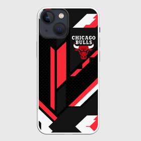 Чехол для iPhone 13 mini с принтом CHICAGO BULLS ,  |  | bulls | chicago | chicago bulls | nba | red bulls | usa | америка | быки | нба | сша | чикаго буллс