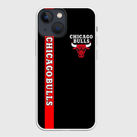 Чехол для iPhone 13 mini с принтом CHICAGO BULLS ,  |  | bulls | chicago | chicago bulls | nba | red bulls | usa | америка | быки | нба | сша | чикаго буллс