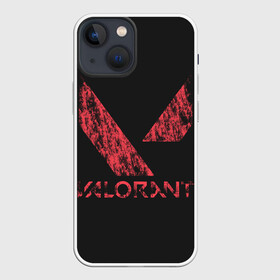 Чехол для iPhone 13 mini с принтом VALORANT ,  |  | cs | csgo | fortnite | games | gaming | league | legends | lol | of | riot | valorant | валорант | игра | игры | кс | ксго