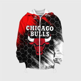 Детская куртка 3D с принтом CHICAGO BULLS , 100% полиэстер | застежка — молния, подол и капюшон оформлены резинкой с фиксаторами, по бокам — два кармана без застежек, один потайной карман на груди, плотность верхнего слоя — 90 г/м2; плотность флисового подклада — 260 г/м2 | Тематика изображения на принте: bulls | chicago | chicago bulls | nba | red bulls | usa | америка | быки | нба | сша | чикаго буллс