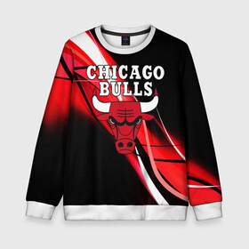 Детский свитшот 3D с принтом CHICAGO BULLS | ЧИКАГО БУЛЛС , 100% полиэстер | свободная посадка, прямой крой, мягкая тканевая резинка на рукавах и понизу свитшота | Тематика изображения на принте: 23 | bulls | chicago bulls | jordan | logo | michael jordan | nba | paris saint germain | psg | red | sport | быки | джордан | лого | майкл джордан | псж | спорт | чикаго буллс