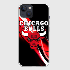 Чехол для iPhone 13 с принтом CHICAGO BULLS | ЧИКАГО БУЛЛС ,  |  | 23 | bulls | chicago bulls | jordan | logo | michael jordan | nba | paris saint germain | psg | red | sport | быки | джордан | лого | майкл джордан | псж | спорт | чикаго буллс