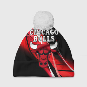 Шапка 3D c помпоном с принтом CHICAGO BULLS | ЧИКАГО БУЛЛС , 100% полиэстер | универсальный размер, печать по всей поверхности изделия | 23 | bulls | chicago bulls | jordan | logo | michael jordan | nba | paris saint germain | psg | red | sport | быки | джордан | лого | майкл джордан | псж | спорт | чикаго буллс