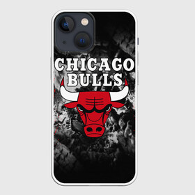 Чехол для iPhone 13 mini с принтом CHICAGO BULLS ,  |  | bulls | chicago | chicago bulls | nba | red bulls | usa | америка | быки | нба | сша | чикаго буллс