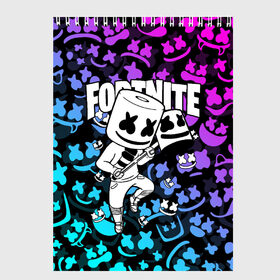 Скетчбук с принтом FORTNITE x MARSHMELLO , 100% бумага
 | 48 листов, плотность листов — 100 г/м2, плотность картонной обложки — 250 г/м2. Листы скреплены сверху удобной пружинной спиралью | deadmau5 | fortnite | fortnite 2 | fortnite x маршмелло | ikonik | marshmello | ninja | ninja streamer | raven | travis scott | ворон | иконик | ниндзя | пили | рейвен | трэвис скотт | фортнайт