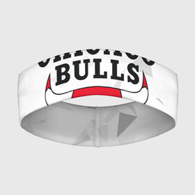 Повязка на голову 3D с принтом CHICAGO BULLS ,  |  | bulls | chicago | chicago bulls | nba | red bulls | usa | америка | быки | нба | сша | чикаго буллс
