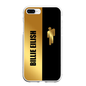 Чехол для iPhone 7Plus/8 Plus матовый с принтом Billie Eilish Gold , Силикон | Область печати: задняя сторона чехла, без боковых панелей | billie eilish | billie eilish gold | bud guy | gold блонш | logo | айлиш | айлишь | билли | билли айлиш | блонч | блонш | золотой | золотой логотип | лого | логотип билли айлиш | человечек