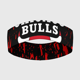 Повязка на голову 3D с принтом CHICAGO BULLS | ЧИКАГО БУЛЛС ,  |  | bulls | chicago | chicago bulls | nba | red bulls | usa | америка | быки | нба | сша | чикаго буллс