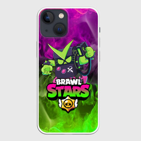 Чехол для iPhone 13 mini с принтом BRAWL STARS VIRUS 8 BIT ,  |  | bibi | brawl stars | coach mike | crow | gale | leon | leon shark | max | mecha crow | mortis | mr.p | phoenix | sally leon | sandy | spike | sprout | tara | unicorn | virus 8 bit | werewolf | ворон | оборотень