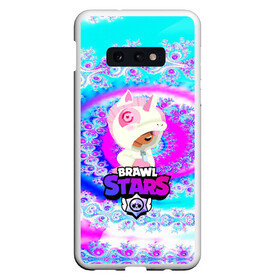 Чехол для Samsung S10E с принтом BRAWL STARSLEON UNICORN , Силикон | Область печати: задняя сторона чехла, без боковых панелей | 8 | 8 bit | bibi | brawl stars | brock | bull | crow | dinomike | el primo | leon | mobile game | mr.p | nita | poko | ricochet | stars | tara | бравл старс | ворон | леон | мобильные игры