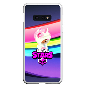 Чехол для Samsung S10E с принтом BRAWL STARSLEON UNICORN , Силикон | Область печати: задняя сторона чехла, без боковых панелей | 8 | 8 bit | bibi | brawl stars | brock | bull | crow | dinomike | el primo | leon | mobile game | mr.p | nita | poko | ricochet | stars | tara | бравл старс | ворон | леон | мобильные игры