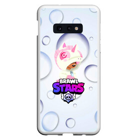 Чехол для Samsung S10E с принтом BRAWL STARSLEON UNICORN , Силикон | Область печати: задняя сторона чехла, без боковых панелей | 8 | 8 bit | bibi | brawl stars | brock | bull | crow | dinomike | el primo | leon | mobile game | mr.p | nita | poko | ricochet | stars | tara | бравл старс | ворон | леон | мобильные игры