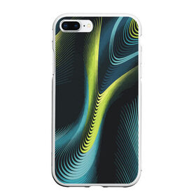 Чехол для iPhone 7Plus/8 Plus матовый с принтом Wave , Силикон | Область печати: задняя сторона чехла, без боковых панелей | abstraction | color | fashion | rastr | wave | абстракция | волна | мода | растр | цвет
