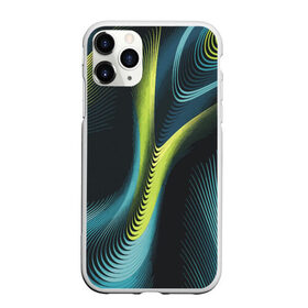 Чехол для iPhone 11 Pro Max матовый с принтом Wave , Силикон |  | abstraction | color | fashion | rastr | wave | абстракция | волна | мода | растр | цвет