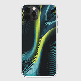 Чехол для iPhone 12 Pro Max с принтом Wave , Силикон |  | abstraction | color | fashion | rastr | wave | абстракция | волна | мода | растр | цвет