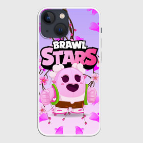 Чехол для iPhone 13 mini с принтом Sakura Spike Brawl Stars ,  |  | Тематика изображения на принте: brawl | brawl stars | sakura spike | spike | бравл | бравл кактус | бравл старс | кактус | сакура спайк | спайк | спайк бравл старс