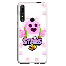 Чехол для Honor P Smart Z с принтом Sakura Spike Brawl Stars , Силикон | Область печати: задняя сторона чехла, без боковых панелей | brawl | brawl stars | sakura spike | spike | бравл | бравл кактус | бравл старс | кактус | сакура спайк | спайк | спайк бравл старс