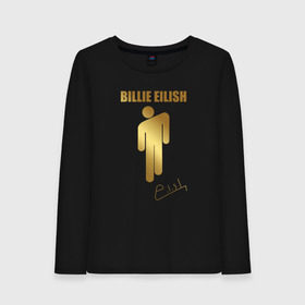 Женский лонгслив хлопок с принтом Billie Eilish автограф , 100% хлопок |  | billie eilish | billie eilish gold | bud guy | logo | автограф билли айлиш | айлиш | айлишь | билли | билли айлиш | блонч | блонш | лого | логотип билли айлиш | подпись | роспись