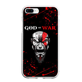 Чехол для iPhone 7Plus/8 Plus матовый с принтом GOD OF WAR , Силикон | Область печати: задняя сторона чехла, без боковых панелей | Тематика изображения на принте: ascension | betrayal | chains of olympus | cratos | ghost of sparta | god of war | hack and slash | kratos | бог войны | кратос