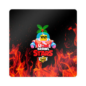 Магнит виниловый Квадрат с принтом BRAWL STARS (NEW SPROUT) [6] , полимерный материал с магнитным слоем | размер 9*9 см, закругленные углы | 8 bit | android | brawl | brawl stars | clash | clash royale | game | leon | royale | sprout | stars | андроид | игра | кольт | леон | мобильные игры | спраут