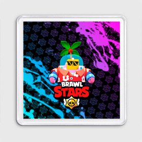 Магнит 55*55 с принтом BRAWL STARS (NEW SPROUT) [9] , Пластик | Размер: 65*65 мм; Размер печати: 55*55 мм | 8 bit | android | brawl | brawl stars | clash | clash royale | game | leon | royale | sprout | stars | андроид | игра | кольт | леон | мобильные игры | спраут