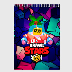 Скетчбук с принтом BRAWL STARS (NEW SPROUT) [12] , 100% бумага
 | 48 листов, плотность листов — 100 г/м2, плотность картонной обложки — 250 г/м2. Листы скреплены сверху удобной пружинной спиралью | 8 bit | android | brawl | brawl stars | clash | clash royale | game | leon | royale | sprout | stars | андроид | игра | кольт | леон | мобильные игры | спраут