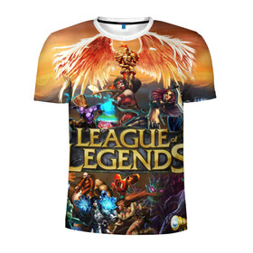 Мужская футболка 3D спортивная с принтом League of Legends , 100% полиэстер с улучшенными характеристиками | приталенный силуэт, круглая горловина, широкие плечи, сужается к линии бедра | art | dota | dota 2 | fan | game | hero | league | league of legends | legends | lol | moba | mobile legend | riot game | герои | детские | дота | женские | игра | моба | мужские