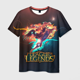Мужская футболка 3D с принтом league of legends , 100% полиэфир | прямой крой, круглый вырез горловины, длина до линии бедер | art | dota | dota 2 | fan | game | hero | league | league of legends | legends | lol | moba | mobile legend | riot game | герои | детские | дота | женские | игра | моба | мужские