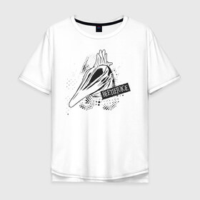Мужская футболка хлопок Oversize с принтом 2365869 , 100% хлопок | свободный крой, круглый ворот, “спинка” длиннее передней части | beetlejuice | vdpartat | адам | битлджус | монстр | ужасы