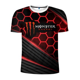 Мужская футболка 3D спортивная с принтом MONSTER ENERGY (Z) , 100% полиэстер с улучшенными характеристиками | приталенный силуэт, круглая горловина, широкие плечи, сужается к линии бедра | Тематика изображения на принте: black monster | bmx | claw | cybersport | energy | monster | monster energy | moto | motocross | race | sport | киберспорт | когти | монстер энерджи | монстр | мото | мотокросс | ралли | скейтбординг | спорт | то | энергия