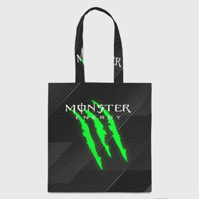 Сумка 3D повседневная с принтом MONSTER ENERGY (Z) , 100% полиэстер | Плотность: 200 г/м2; Размер: 34×35 см; Высота лямок: 30 см | black monster | bmx | claw | cybersport | energy | monster | monster energy | moto | motocross | race | sport | киберспорт | когти | монстер энерджи | монстр | мото | мотокросс | ралли | скейтбординг | спорт | то | энергия