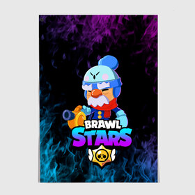 Постер с принтом BRAWL STARS GALE. , 100% бумага
 | бумага, плотность 150 мг. Матовая, но за счет высокого коэффициента гладкости имеет небольшой блеск и дает на свету блики, но в отличии от глянцевой бумаги не покрыта лаком | 8 bit | brawl stars | crow | gale | leon | leon shark | max | mecha | mecha crow | mr.p | sally leon | shark | tara | virus 8 bit | werewolf leon | акула | берли | бравл старс | ворон | макс | оборотень