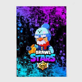 Постер с принтом BRAWL STARS GALE. , 100% бумага
 | бумага, плотность 150 мг. Матовая, но за счет высокого коэффициента гладкости имеет небольшой блеск и дает на свету блики, но в отличии от глянцевой бумаги не покрыта лаком | 8 bit | brawl stars | crow | gale | leon | leon shark | max | mecha | mecha crow | mr.p | sally leon | shark | tara | virus 8 bit | werewolf leon | акула | берли | бравл старс | ворон | макс | оборотень