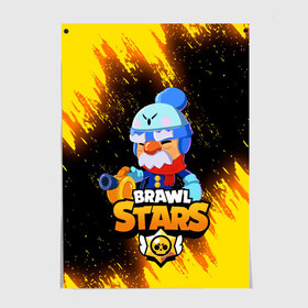 Постер с принтом BRAWL STARS GALE. , 100% бумага
 | бумага, плотность 150 мг. Матовая, но за счет высокого коэффициента гладкости имеет небольшой блеск и дает на свету блики, но в отличии от глянцевой бумаги не покрыта лаком | 8 bit | brawl stars | crow | gale | leon | leon shark | max | mecha | mecha crow | mr.p | sally leon | shark | tara | virus 8 bit | werewolf leon | акула | берли | бравл старс | ворон | макс | оборотень