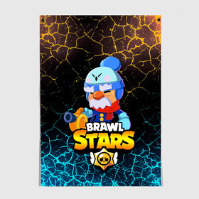 Постер с принтом BRAWL STARS GALE. , 100% бумага
 | бумага, плотность 150 мг. Матовая, но за счет высокого коэффициента гладкости имеет небольшой блеск и дает на свету блики, но в отличии от глянцевой бумаги не покрыта лаком | 8 bit | brawl stars | crow | gale | leon | leon shark | max | mecha | mecha crow | mr.p | sally leon | shark | tara | virus 8 bit | werewolf leon | акула | берли | бравл старс | ворон | макс | оборотень