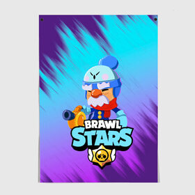 Постер с принтом BRAWL STARS GALE. , 100% бумага
 | бумага, плотность 150 мг. Матовая, но за счет высокого коэффициента гладкости имеет небольшой блеск и дает на свету блики, но в отличии от глянцевой бумаги не покрыта лаком | 8 bit | brawl stars | crow | gale | leon | leon shark | max | mecha | mecha crow | mr.p | sally leon | shark | tara | virus 8 bit | werewolf leon | акула | берли | бравл старс | ворон | макс | оборотень