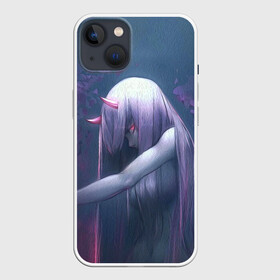 Чехол для iPhone 13 с принтом ноль два голова вниз ,  |  | 02 | anime | darling in the franxx | hiro | manga | zero two | аниме | любимый во франксе | манга | милый во франксе | ноль два | хиро