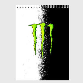 Скетчбук с принтом MONSTER ENERGY , 100% бумага
 | 48 листов, плотность листов — 100 г/м2, плотность картонной обложки — 250 г/м2. Листы скреплены сверху удобной пружинной спиралью | black monster | bmx | claw | cybersport | energy | monster | monster energy | moto | motocross | race | sport | киберспорт | когти | монстер энерджи | монстр | мото | мотокросс | ралли | скейтбординг | спорт | энергия