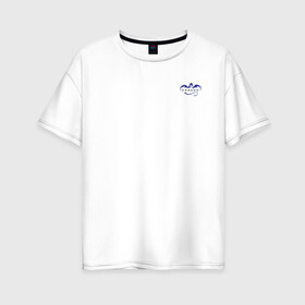 Женская футболка хлопок Oversize с принтом Crew Dragon (+спина) (Z) , 100% хлопок | свободный крой, круглый ворот, спущенный рукав, длина до линии бедер
 | 