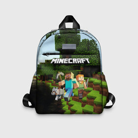 Детский рюкзак 3D с принтом Minecraft. , 100% полиэстер | лямки с регулируемой длиной, сверху петелька, чтобы рюкзак можно было повесить на вешалку. Основное отделение закрывается на молнию, как и внешний карман. Внутри дополнительный карман. По бокам два дополнительных кармашка | craft | game | mine | minecraft | minecraftmemories | pixel | tnt | twitter | блок | динамит | игра | красный блок | майнкрафт | маркус перссон | пиксель | ремесло | тротил | шахта