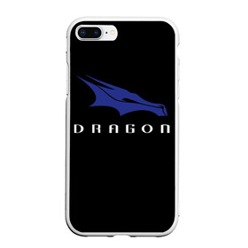 Чехол для iPhone 7Plus/8 Plus матовый с принтом Crew Dragon , Силикон | Область печати: задняя сторона чехла, без боковых панелей | crew | dragon | elon | mars | musk | nasa | space | spacex | star | stars | дракон | звезда | звезды | земля | илон | корабль | космический | космос | марс | маск | наса | планета