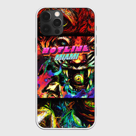 Чехол для iPhone 12 Pro Max с принтом HOTLINE MIAMI , Силикон |  | abstraction games | dennaton games | devolver digital | game | hotline miami | hotline miami 2: wrong number | retrowave | synthwave | мотель | мотель майами