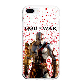 Чехол для iPhone 7Plus/8 Plus матовый с принтом GOD OF WAR , Силикон | Область печати: задняя сторона чехла, без боковых панелей | Тематика изображения на принте: ascension | betrayal | chains of olympus | cratos | ghost of sparta | god of war | hack and slash | kratos | бог войны | кратос