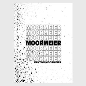 Тетрадь с принтом PAYTON MOORMEIER - ТИКТОК , 100% бумага | 48 листов, плотность листов — 60 г/м2, плотность картонной обложки — 250 г/м2. Листы скреплены сбоку удобной пружинной спиралью. Уголки страниц и обложки скругленные. Цвет линий — светло-серый
 | Тематика изображения на принте: flower | payton moormeier | roses | tiktok | автограф payton | блогер | пейтон | пейтон моормиер | розы | тикток | тиктокер | цветы | ютубер