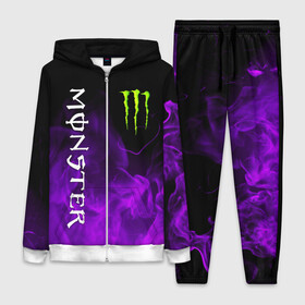 Женский костюм 3D с принтом MONSTER ENERGY ,  |  | black monster | bmx | claw | cybersport | energy | monster | monster energy | moto | motocross | race | sport | киберспорт | когти | монстер энерджи | монстр | мото | мотокросс | ралли | скейтбординг | спорт | энергия