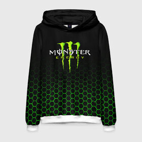 Мужская толстовка 3D с принтом MONSTER ENERGY , 100% полиэстер | двухслойный капюшон со шнурком для регулировки, мягкие манжеты на рукавах и по низу толстовки, спереди карман-кенгуру с мягким внутренним слоем. | black monster | bmx | claw | cybersport | energy | monster | monster energy | moto | motocross | race | sport | киберспорт | когти | монстер энерджи | монстр | мото | мотокросс | ралли | скейтбординг | спорт | энергия