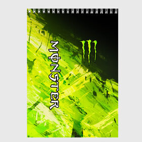 Скетчбук с принтом MONSTER ENERGY , 100% бумага
 | 48 листов, плотность листов — 100 г/м2, плотность картонной обложки — 250 г/м2. Листы скреплены сверху удобной пружинной спиралью | black monster | bmx | claw | cybersport | energy | monster | monster energy | moto | motocross | race | sport | киберспорт | когти | монстер энерджи | монстр | мото | мотокросс | ралли | скейтбординг | спорт | энергия